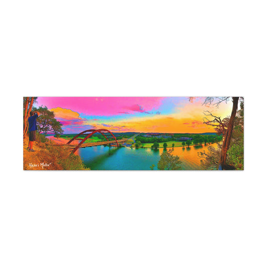 Pennybacker Bridge. Matte Canvas, Stretched, 1.25"